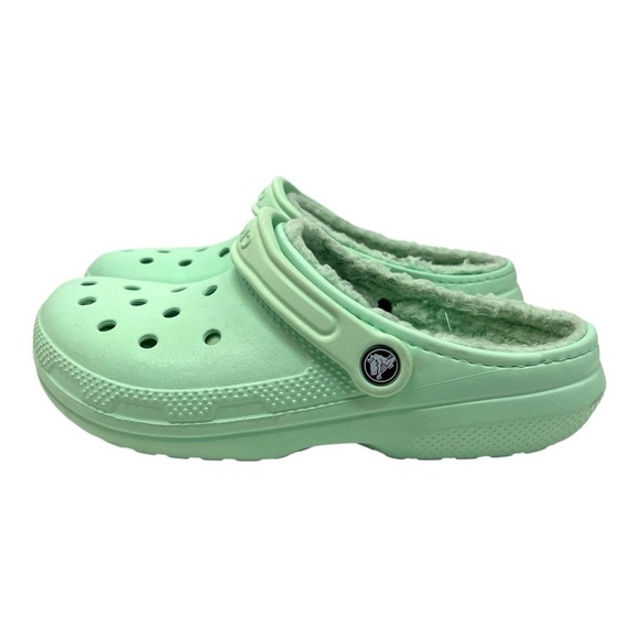 Crocs Classic Lined Comfort Clog Mint Green Casual Men’s 7 - Picture 6 of 16